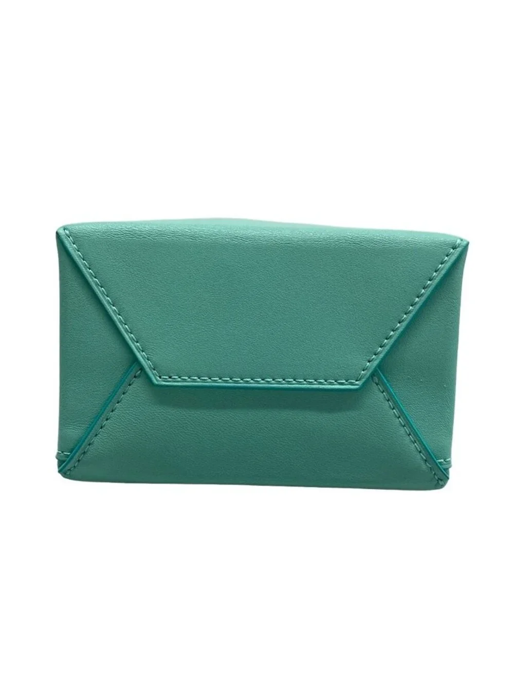 Tiffany & Co Tote Mini Shopping Light Blue Leather